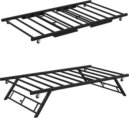 Stand trundle bed - up,